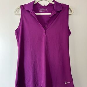 Nike Women's Vibrant Purple Sleeveless Top